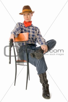 Sitting cowgirl 3
