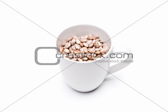pinto beans in cup