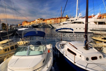 Boats at St.Tropez
