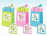 Spring Colors Gift Bags