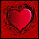 Wild Sketchy Valentine Heart