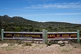 cape of good hope and cape point signpost