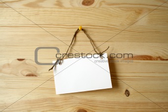 Noteboard On Wooden Wall