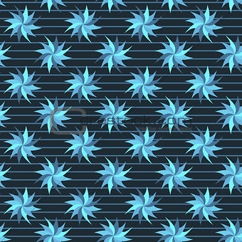 Blue stars pattern