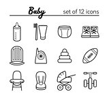 Baby icons