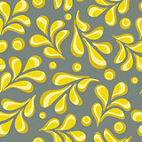Yellow leaves pattern