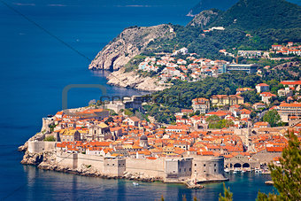Town of Dubrovnik UNESCO world heritage site view