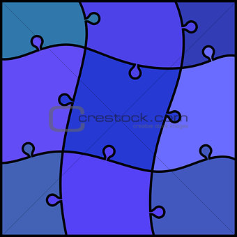 abstract colored puzzle background