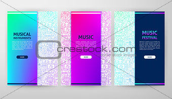 Music Brochure Web Design