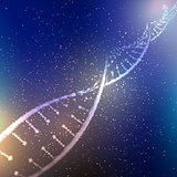 Abstract DNA strand background 
