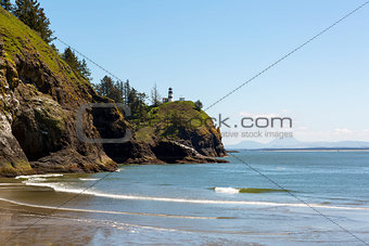 Cape Disappointment Lighthouse by Waikiki Beach