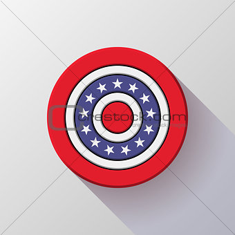 4th of July Independence Day Badge