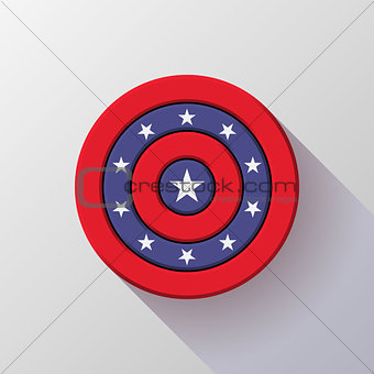 4th of July Independence Day Badge