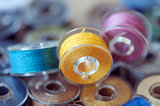 Colored sewing threads