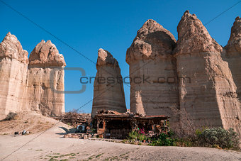 Unique Cafe Located in Love Valley in Cappadocia, Turkey