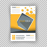 Paper banner - business infographic.