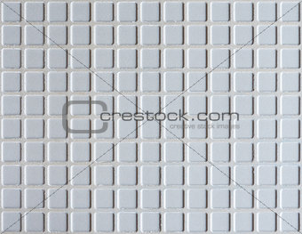 Backside on the ceramic floor tile.