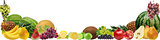 banner with a variety of fruits