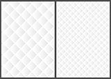 White 3D Grid Texture in Two Variations