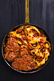 rustic italian oxtail ragu pappardelle pasta