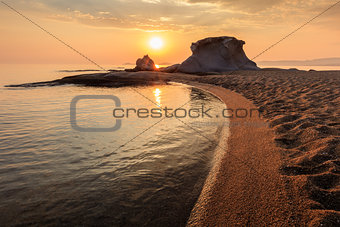 Ierissos-Kakoudia beach, Greece