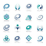 Design elements set. Abstract icons. 