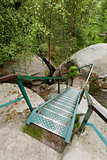 Iron ladder,rocks, Mala Skala in Bohemian Paradise