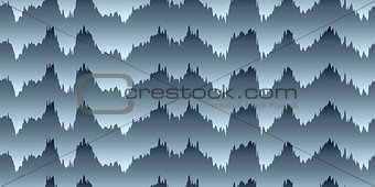 Seamless pattern of wavy lines