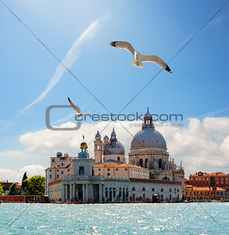 Old cathedral of in Venice