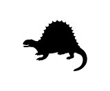 Silhouette Spinosaurus dinosaur jurassic prehistoric animal
