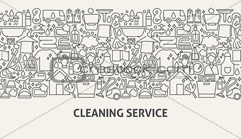 Cleaning Service Banner Concept