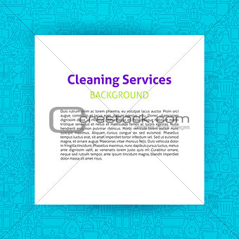 Cleaning Services Paper Template