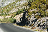 Mountain road in southeastern France