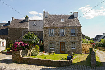 Typical Breton Granite House