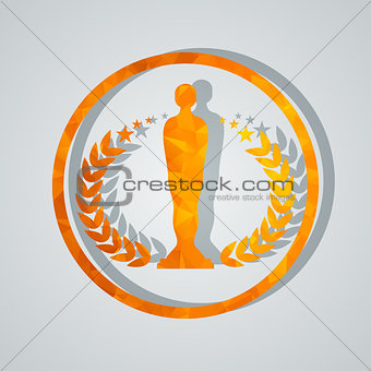 cinema award with statuette