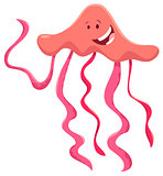 cartoon jellyfish animal character