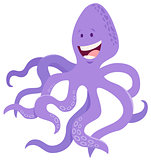 cartoon octopus animal character
