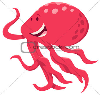 cute cartoon octopus animal character