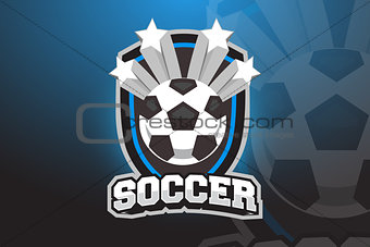 Soccer ball Logo Design for Esports, Sport Team