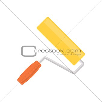 Paint roller flat icon