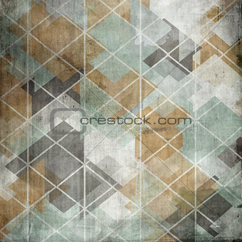 Grunge style low poly background