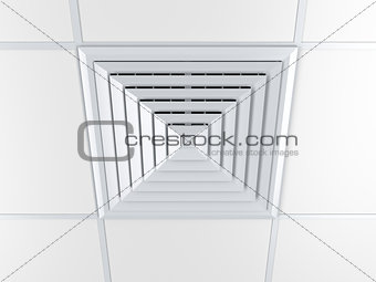 Air vent on a ceiling