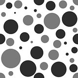 Vector gray and black dot geometry seamless pattern. color abstract geometric background . creative art deco. hipster fashion print