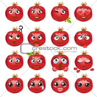 Pomegranate Emoji Emoticon Expression