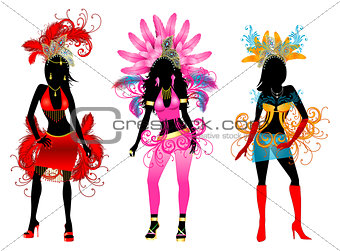 carnival silhouettes 3