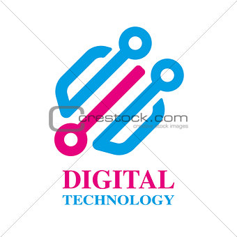 Technology, biotechnology, hi tech icon and symbol. EPS 10