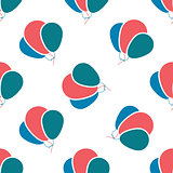Balloons seamless pattern