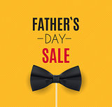 Happy Fathers Day Background Sale. Best Dad Vector Illustration