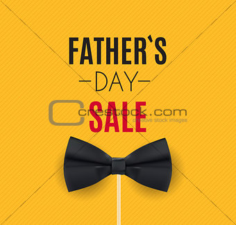 Happy Fathers Day Background Sale. Best Dad Vector Illustration