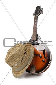 Hat and mandolin